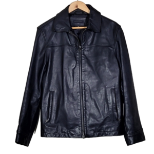 Men's Black Leather Jacket